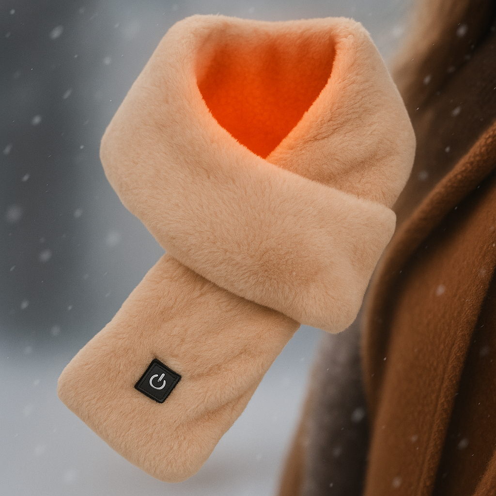 Heated Scarf with Soft Fleece for Winter Warmth 4