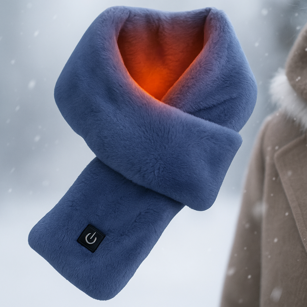 Heated Scarf with Soft Fleece for Winter Warmth 7