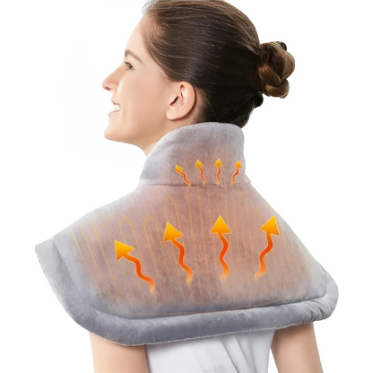 Heating Pad Soft Fleece Neck Shoulder Wrap 1