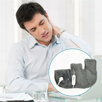 Heating Pad Soft Fleece Neck Shoulder Wrap 4