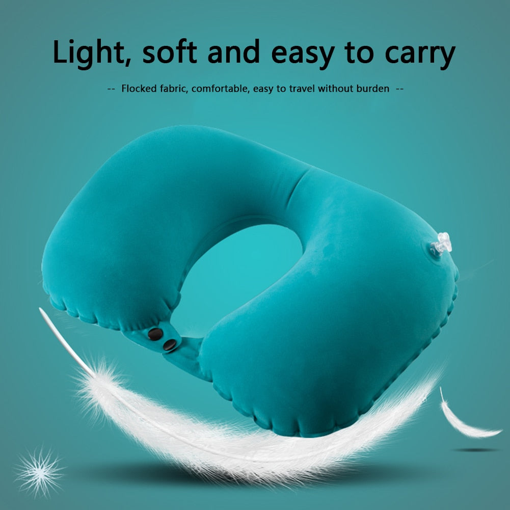 Comfortable Travel Inflatable Neck Pillow