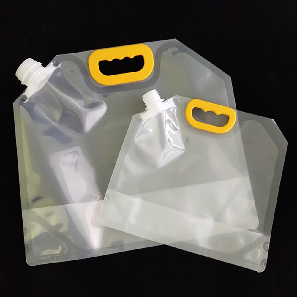Clear Refillable Liquid Storage Pouch Bag