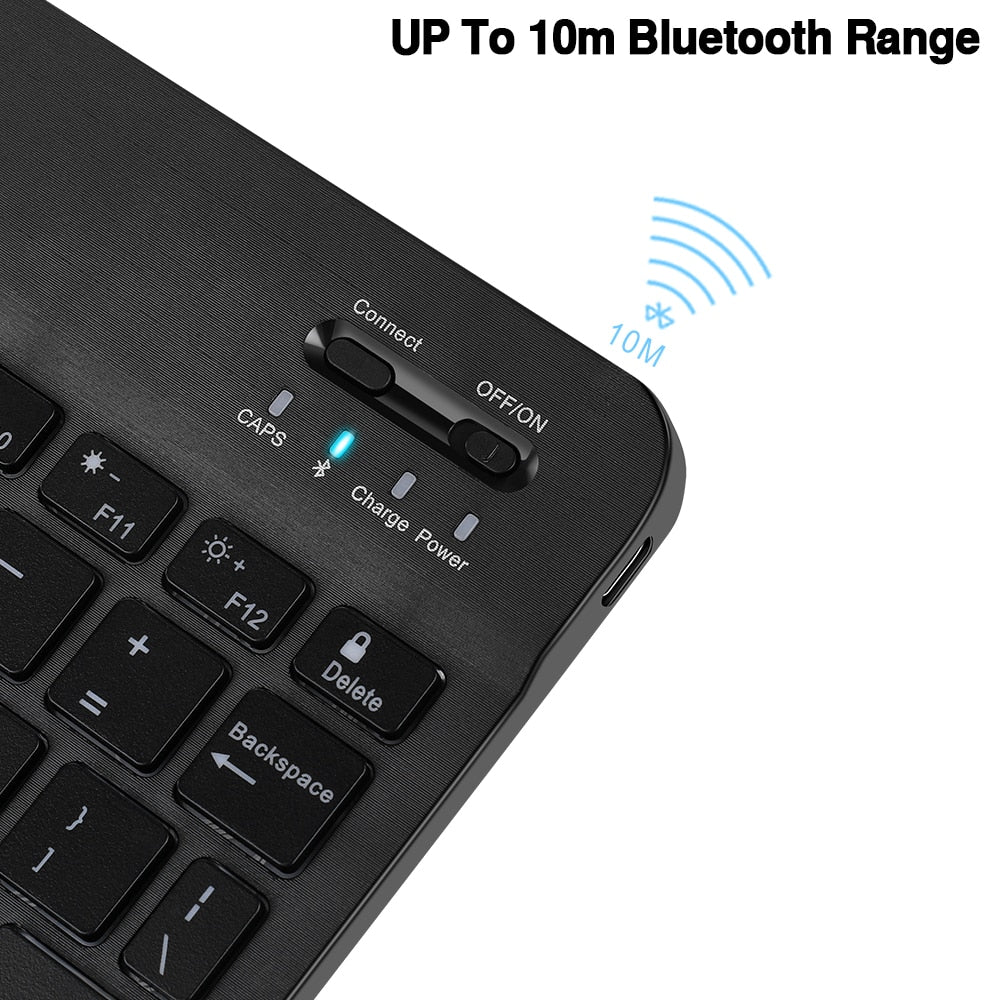 Compact Wireless Bluetooth Keyboard Mouse Combo