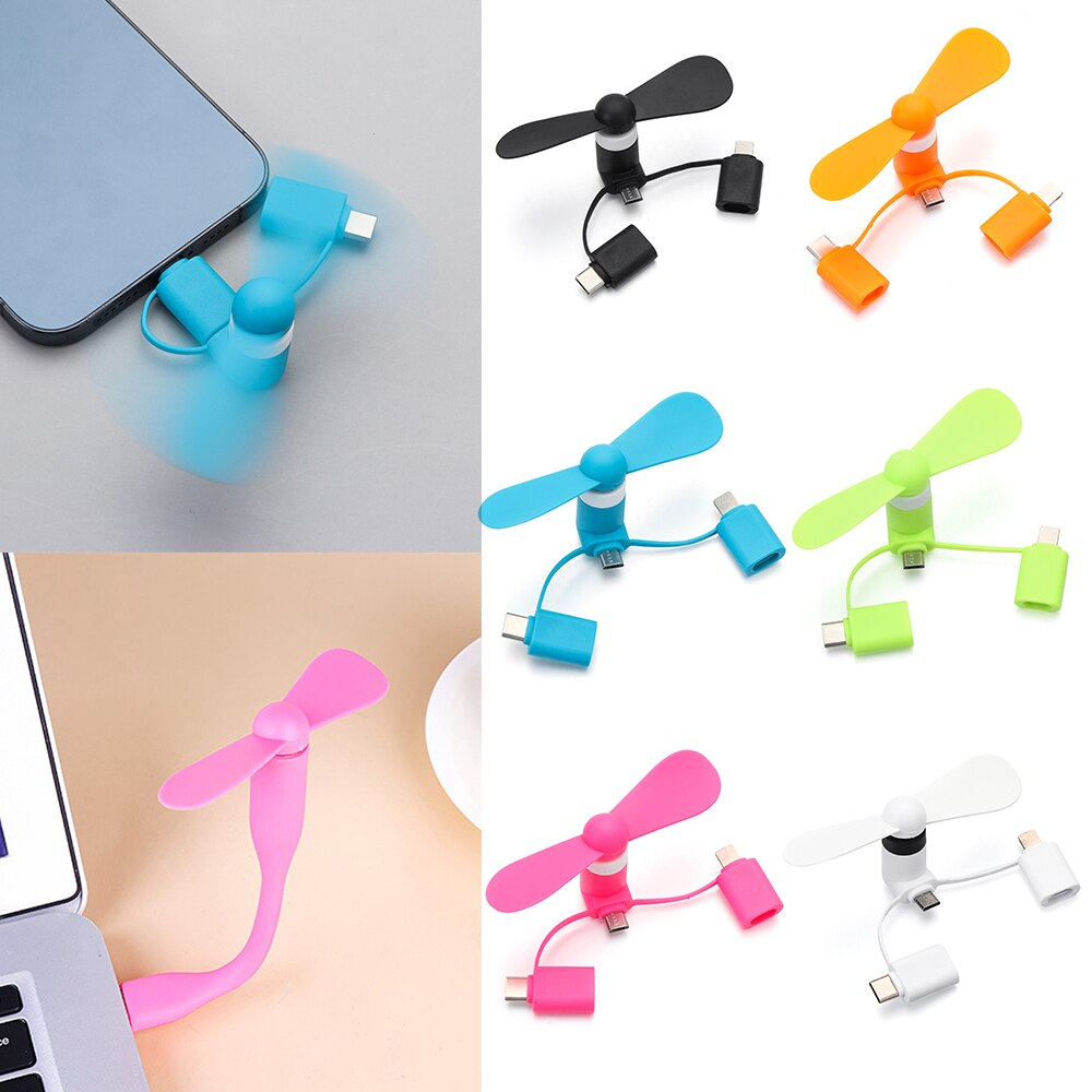 Compact Travel Phone Cooling Fan