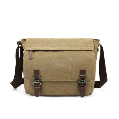 Tough Canvas Messenger Bag for Men - Fesara