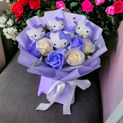 Cute Hello Kitty Floral Arrangement