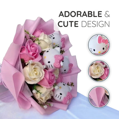 Cute Hello Kitty Floral Arrangement