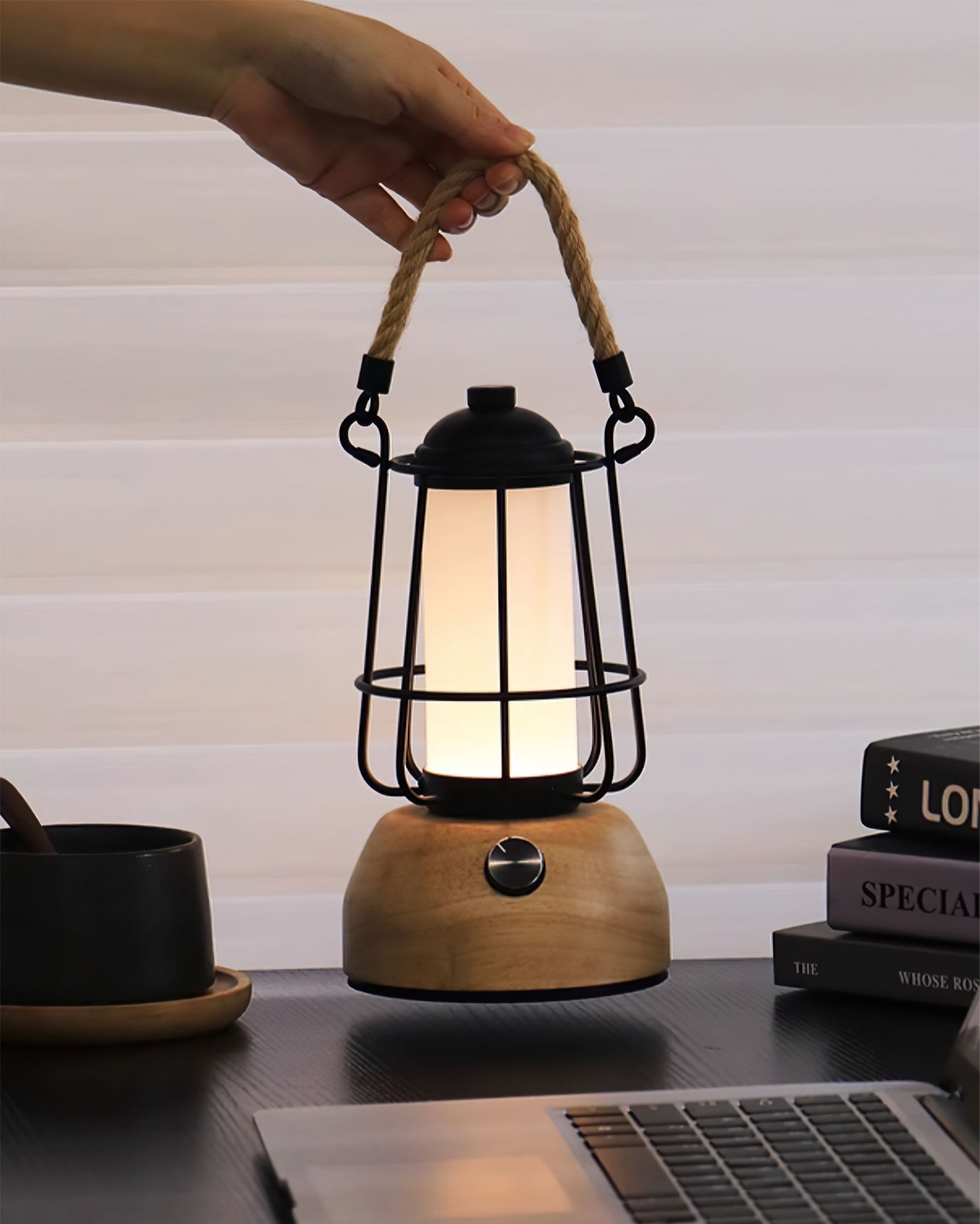 Outdoor Solar Patio Table Lamp
