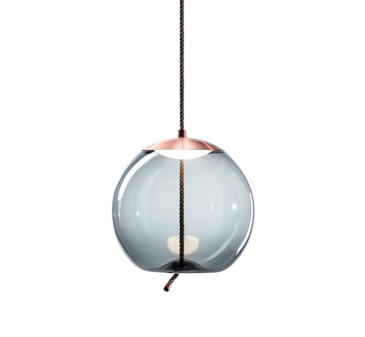 Luxurious Rose Gold Hanging Light Pendant - Fesara