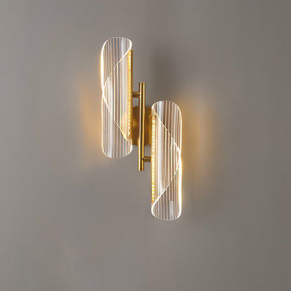 Luxurious Crystal Glass Wall Lamp