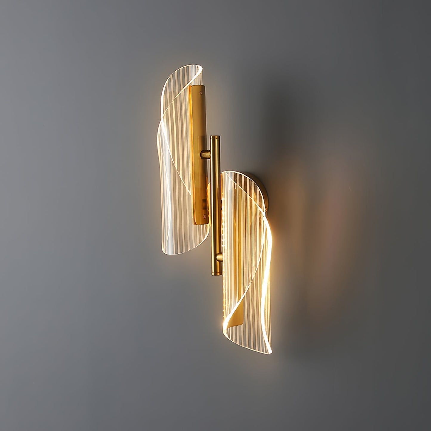 Luxurious Crystal Glass Wall Lamp