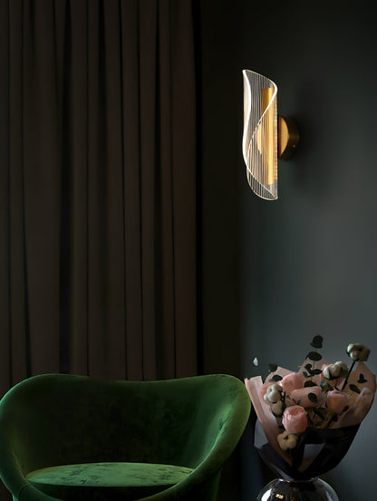 Luxurious Crystal Glass Wall Lamp