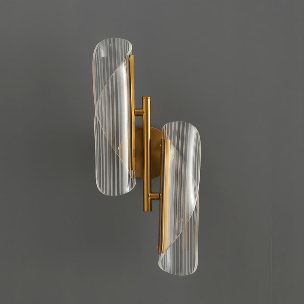 Luxurious Crystal Glass Wall Lamp