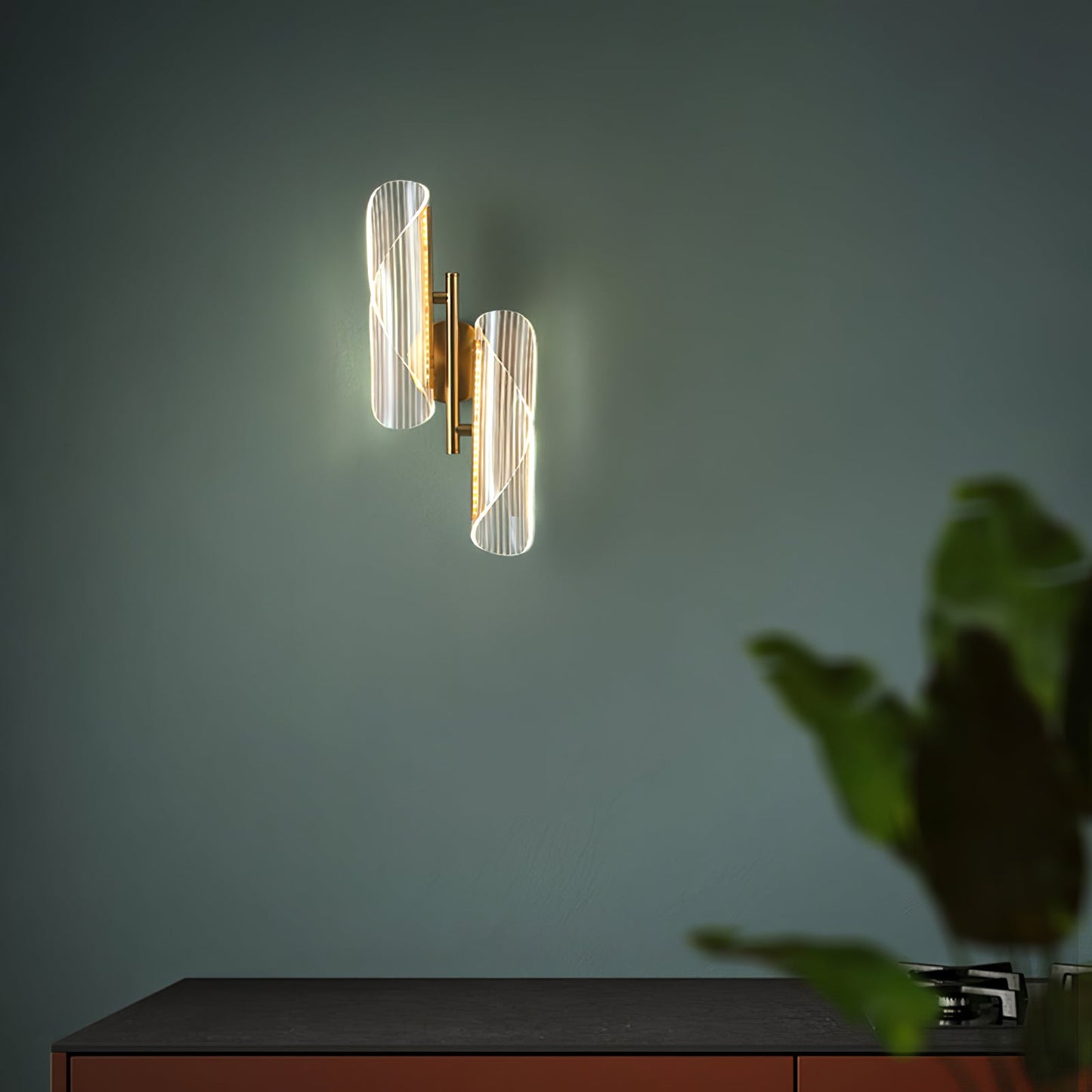 Luxurious Crystal Glass Wall Lamp