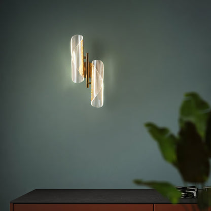 Luxurious Crystal Glass Wall Lamp