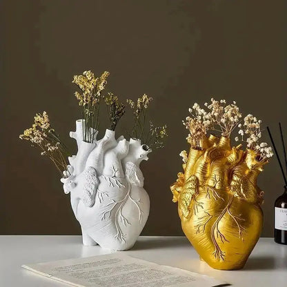 Unique Heart Shaped Decorative Vase