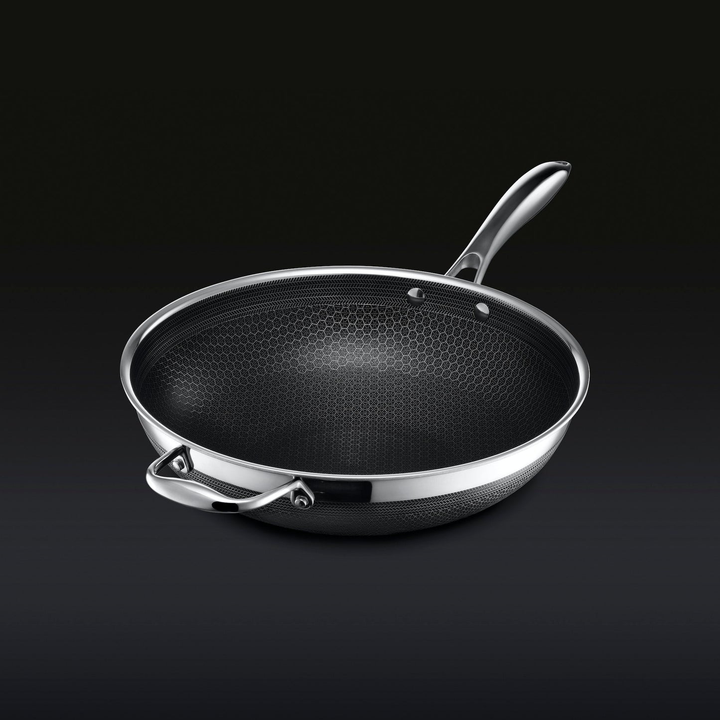 Premium 13pc Nonstick Stainless Steel Cookware Set with Lids