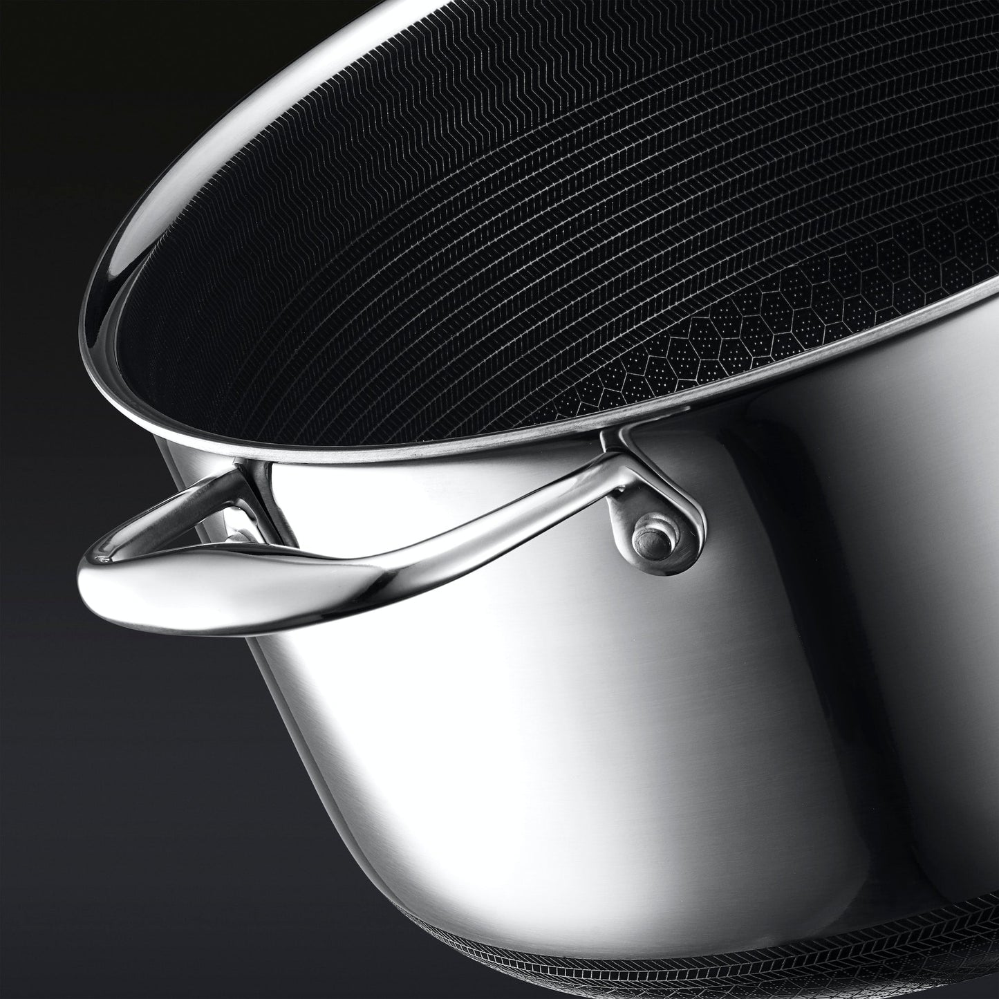 Premium 13pc Nonstick Stainless Steel Cookware Set with Lids