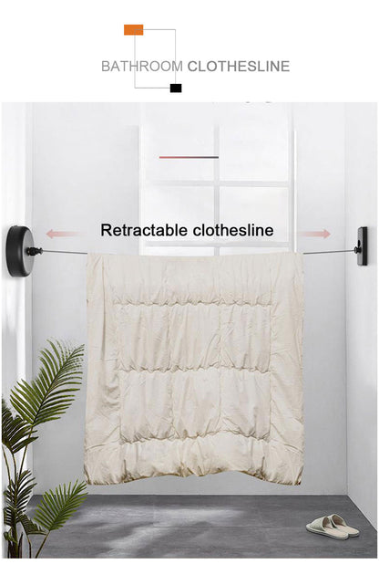 Fesara Compact Folding Clothes Drying Rack Line