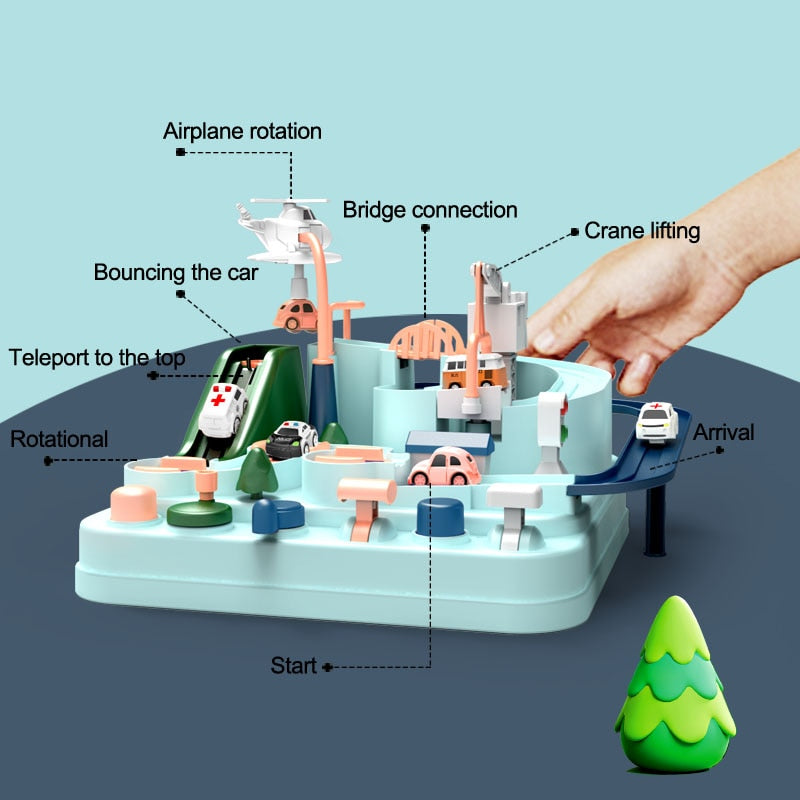 Fun City Traffic Learning Toy for Kids with 8 Games