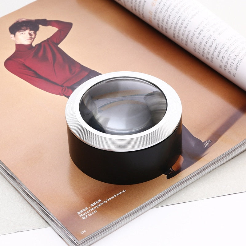 Portable LED Magnifying Reading Glass - Fesara