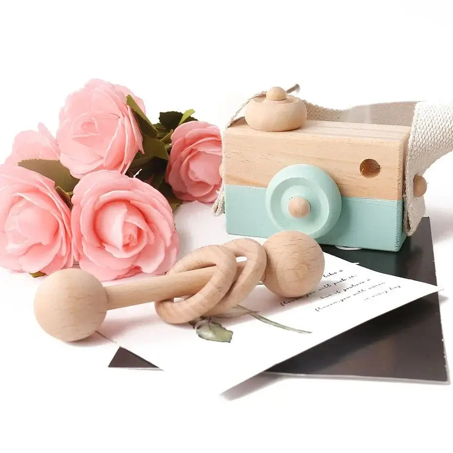 Fun Wooden Kids Camera Toy