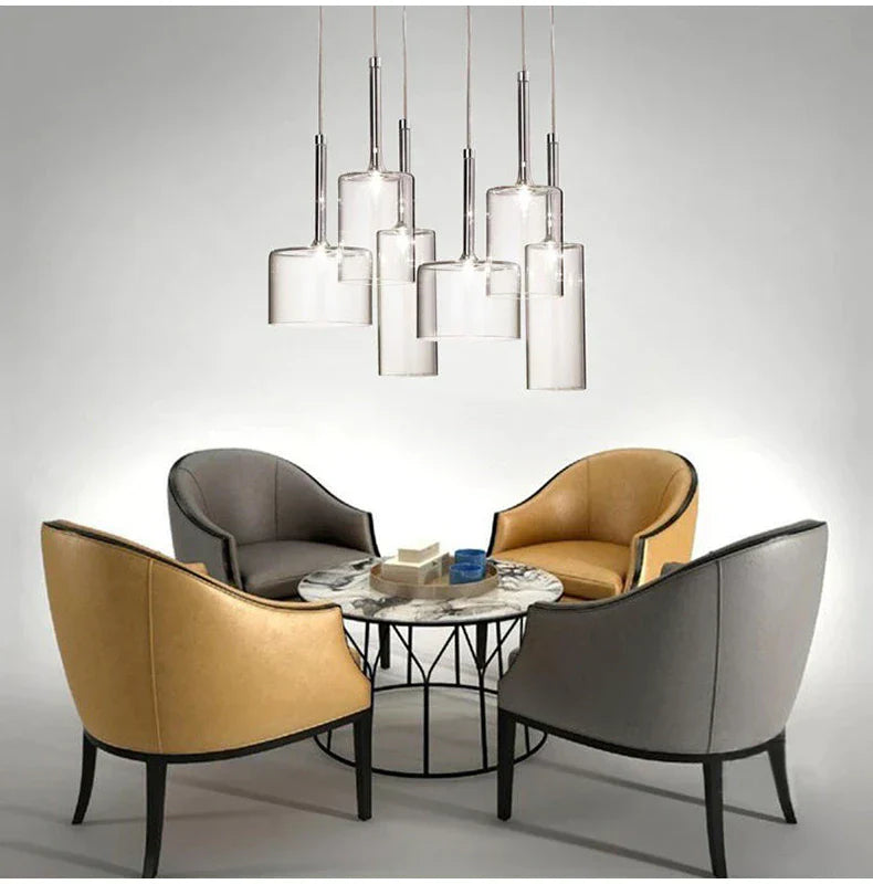 Stylish Glass Hanging Light Fixtures