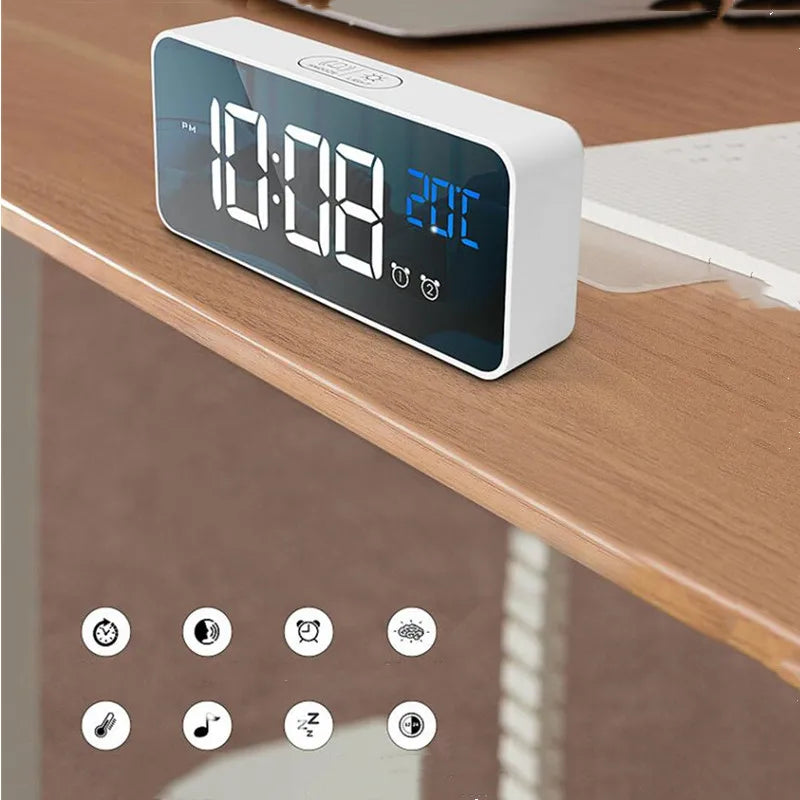 Intelligent LED Clock Radio with Voice Assistant