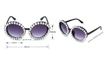 Big Round Fashion Designer Shades