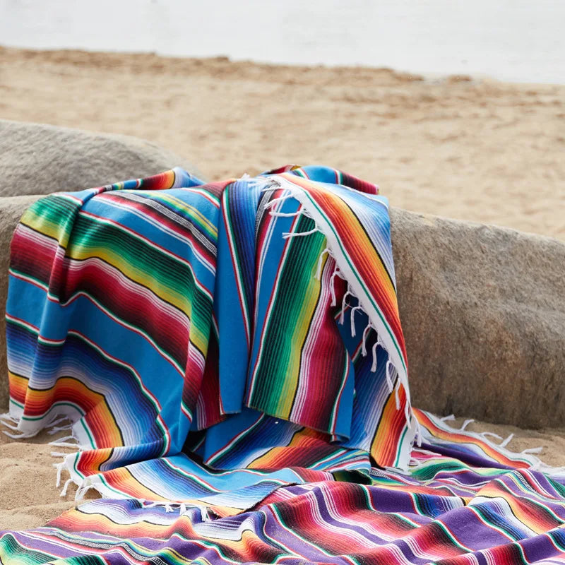 Colorful Southwestern Throw Blanket