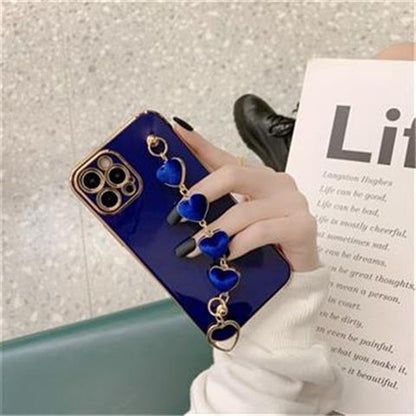 Luxury Gold Heart Phone Cover