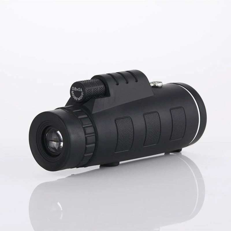 Portable HD Monocular Telescope with Phone Adapter & Stand