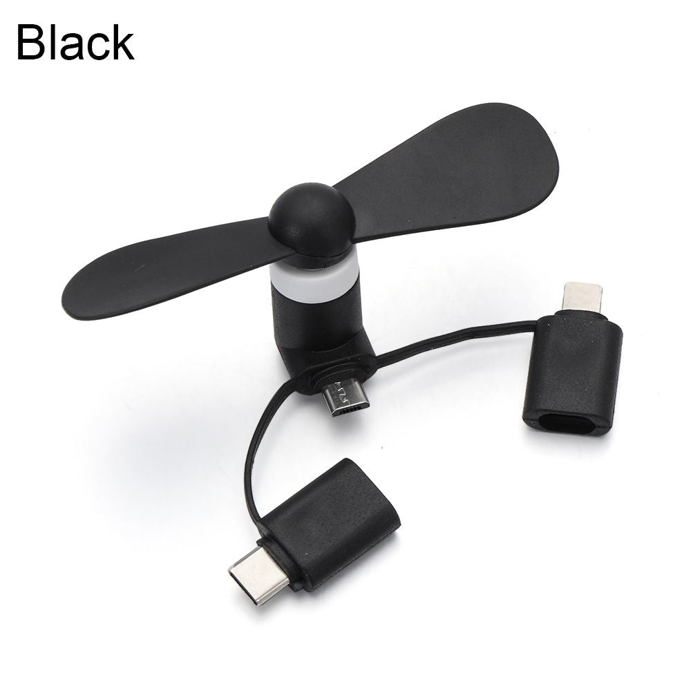Compact Travel Phone Cooling Fan