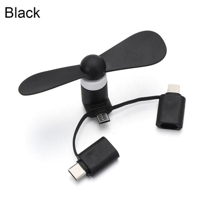 Compact Travel Phone Cooling Fan
