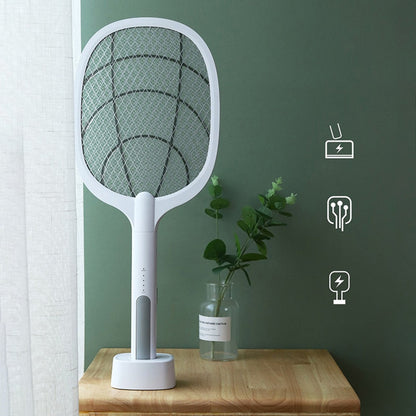 Rechargeable Mosquito Zapper Racket with LED Light