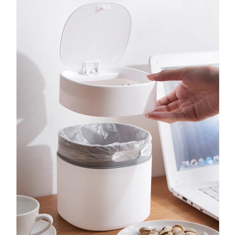 Compact Home Office Small Trash Bin
