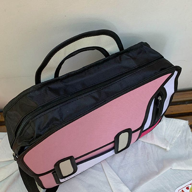 Fun 2D Cartoon School Backpack
