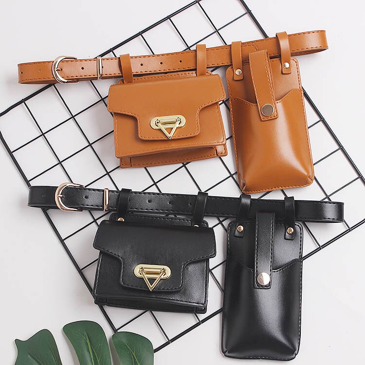 Practical Leather Crossbody Phone Bag with Multiple Compartments
