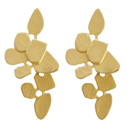 Vintage Style Leaf Drop Earrings