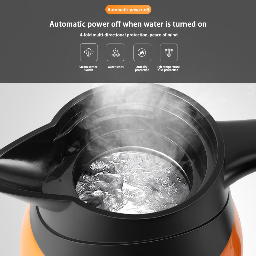 Portable Fast Stainless Steel Electric Kettle