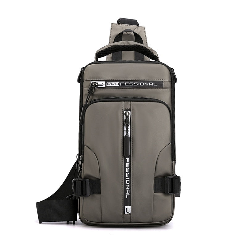 Secure Water Resistant Crossbody Purse, USB Charger Bag