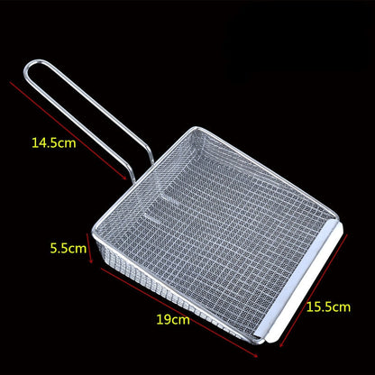 Premium Metal Cooking Strainer Spatula