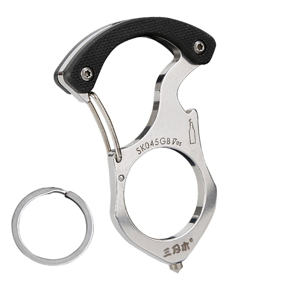 Tough Outdoor Survival Keychain Ring Tool
