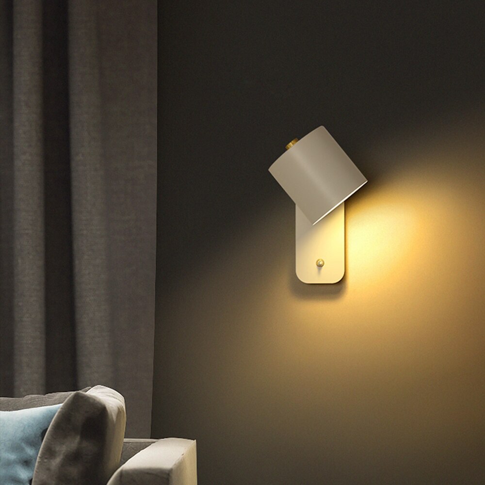 Stylish LED Indoor Wall Lamp with On/Off Switch