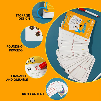 Washable Alphabet Tracing Book for Kids