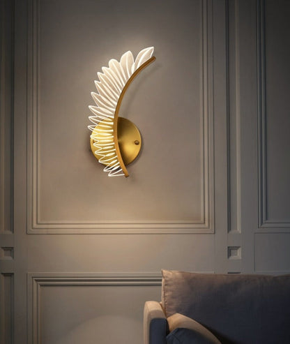 Shine Bright Gold Accent Wall Lamp