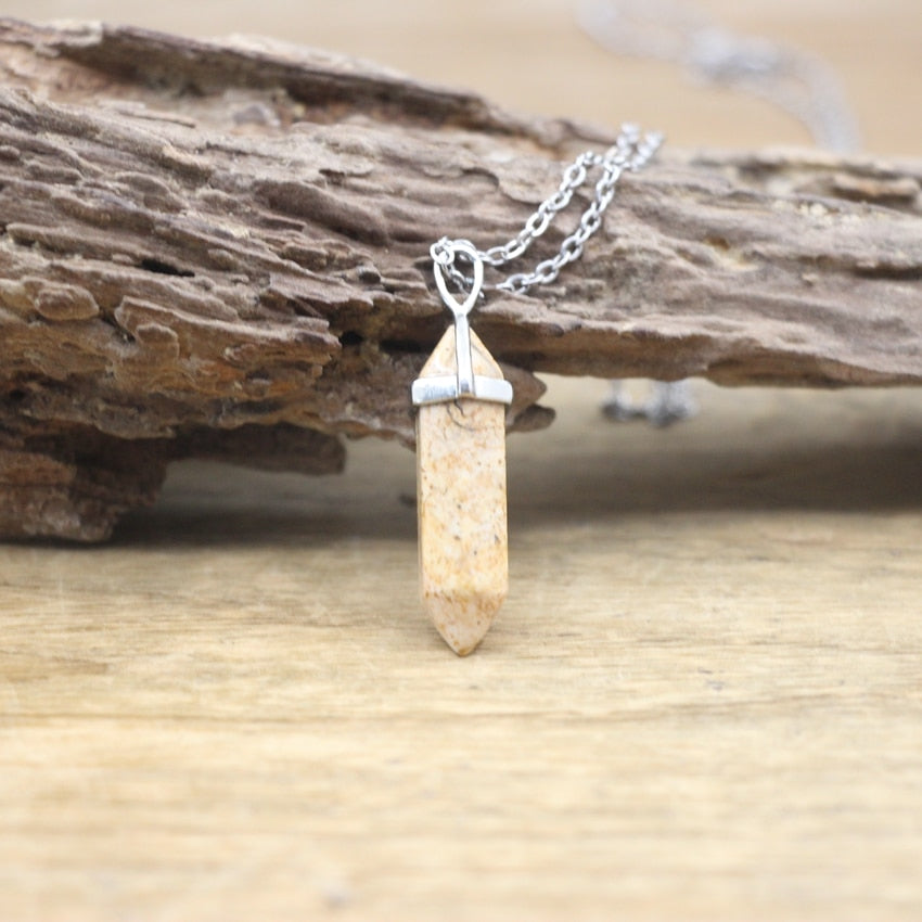 Boho Gemstone Chakra Pendant Necklace