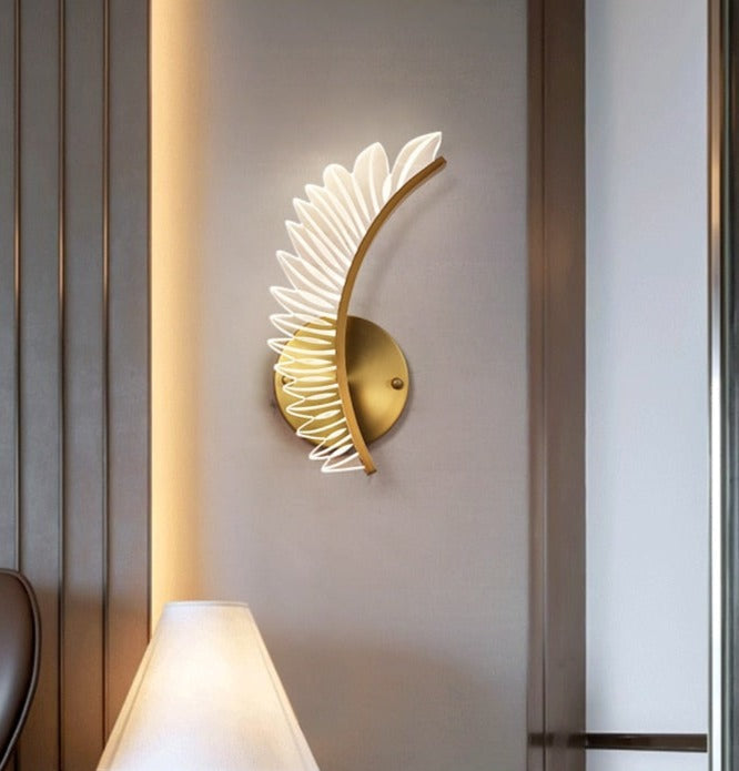 Shine Bright Gold Accent Wall Lamp