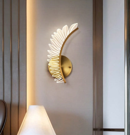 Shine Bright Gold Accent Wall Lamp