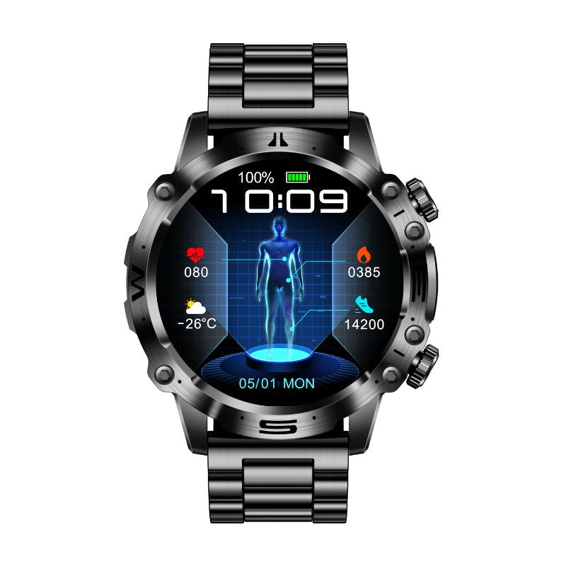 Advanced Fitness Smartwatch | Heart Rate, BP, Health Tracker - Fesara